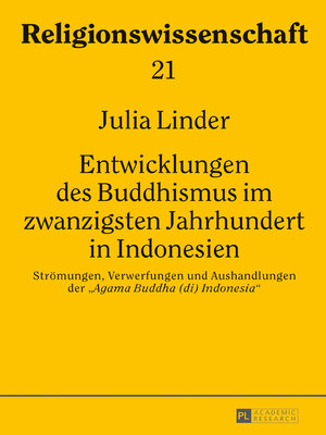 cover image of Entwicklungen des Buddhismus im zwanzigsten Jahrhundert in Indonesien